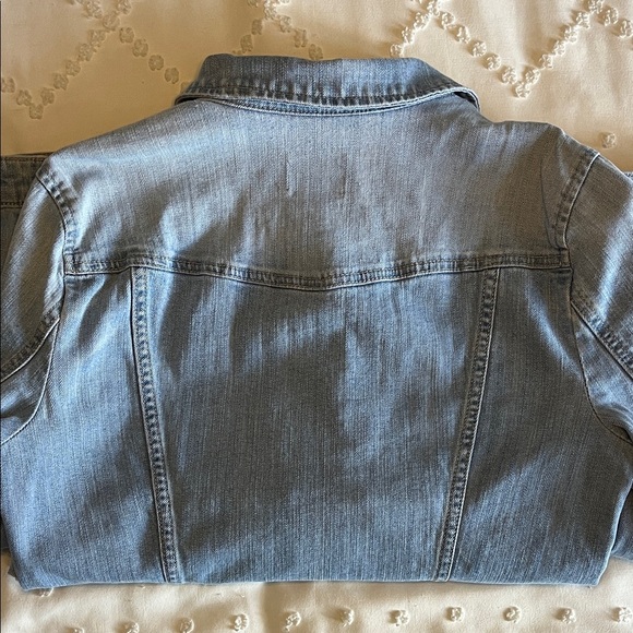 Elle Light Blue Jean Jacket 90’s - Picture 5 of 8